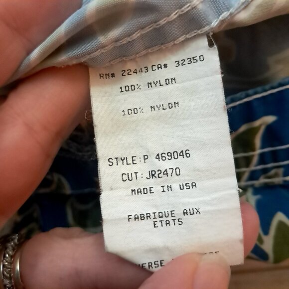 Vintage ROXY Quiksilver Boardshorts Juniors sz 3 Blue green Surfing swim shorts - Picture 7 of 12